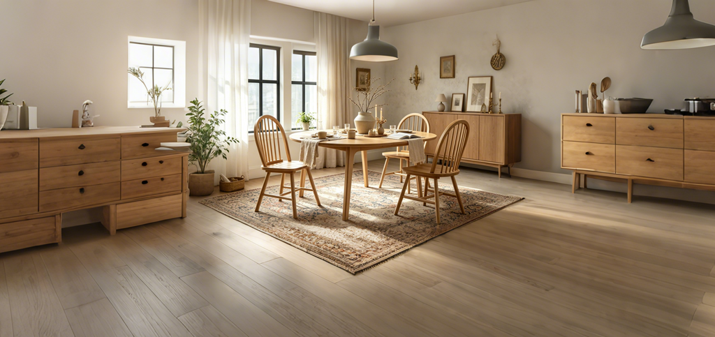 Ensemble de 2 chaises de salle à manger Windsor vintage en bois avec dossier à barreaux, finition naturelle