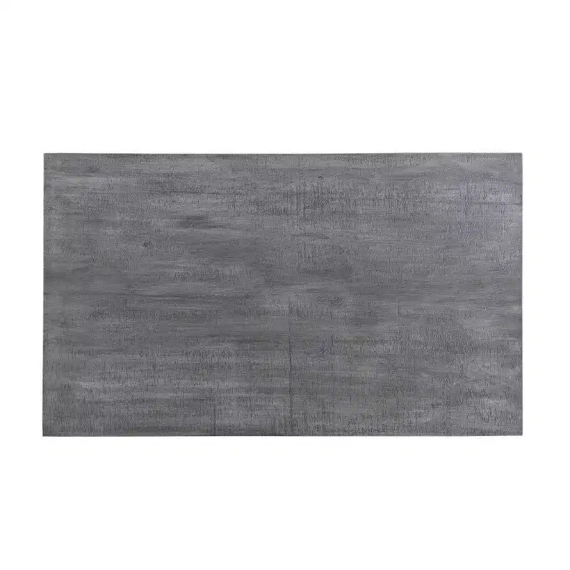 71" Raven Mango Wood Dining Table Gray/Gold