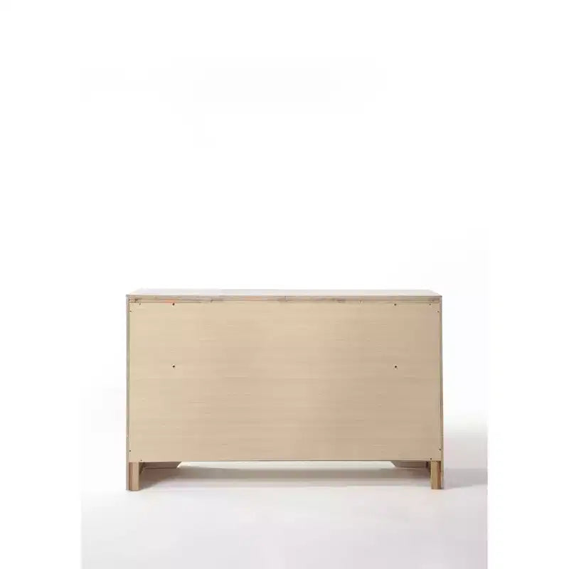 63" White 9-Drawer Dresser Wood Frame Metal Glides