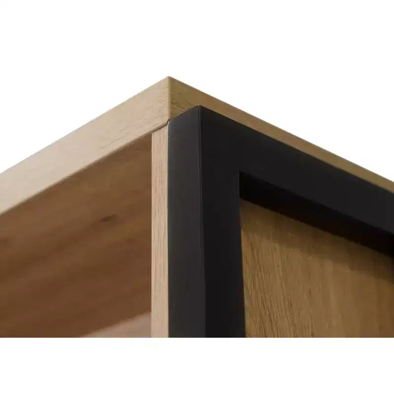 78" Modern Open Wood Laminate Bookcase Light Brown 4-Shelf Storage