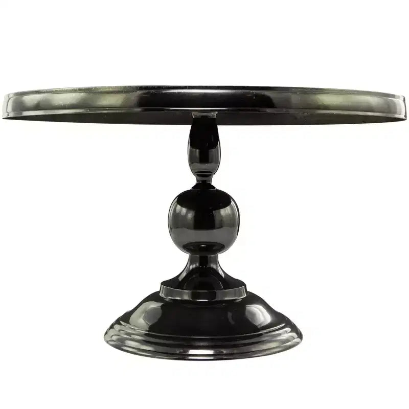 Modern Traditional Round Metal Coffee Table Black
