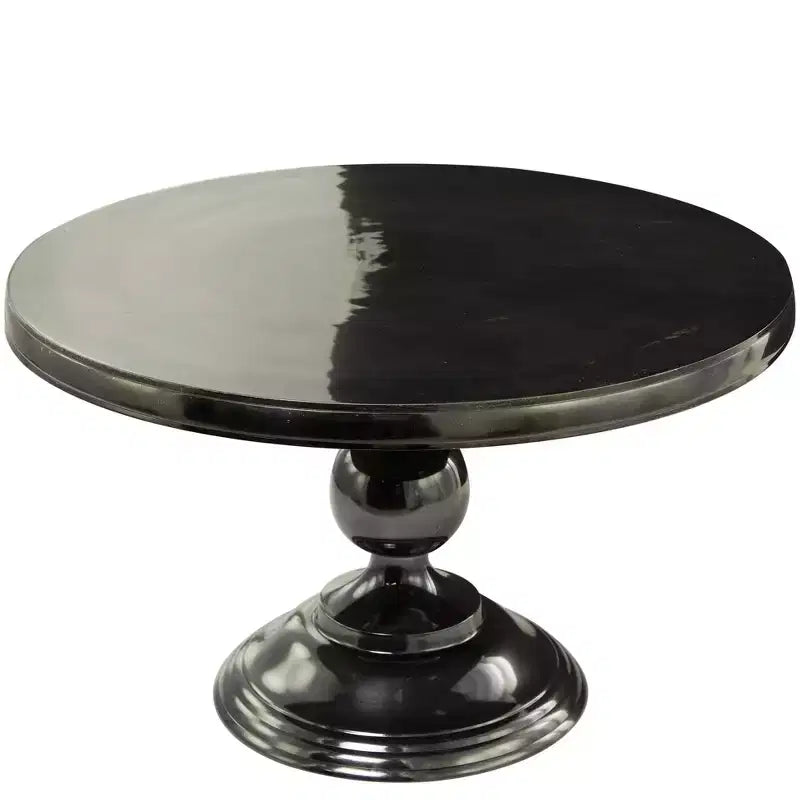Modern Traditional Round Metal Coffee Table Black