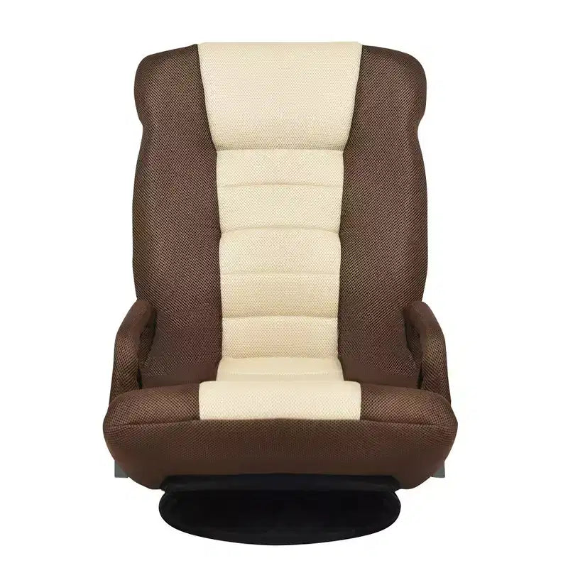 360-Degree Swivel Gaming Floor Chair with Foldable Adjustable Backrest