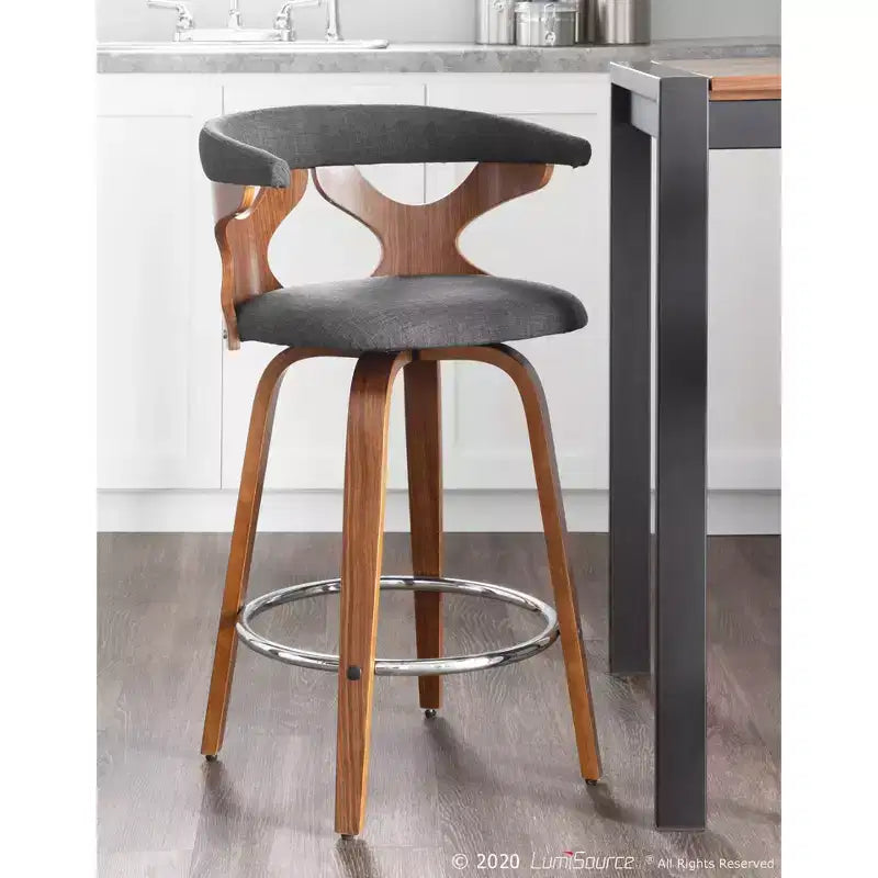 Set of 2 Gardenia Upholstered Counter Height Barstools