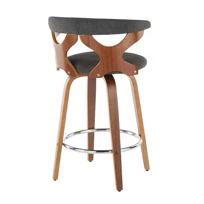 Set of 2 Gardenia Upholstered Counter Height Barstools