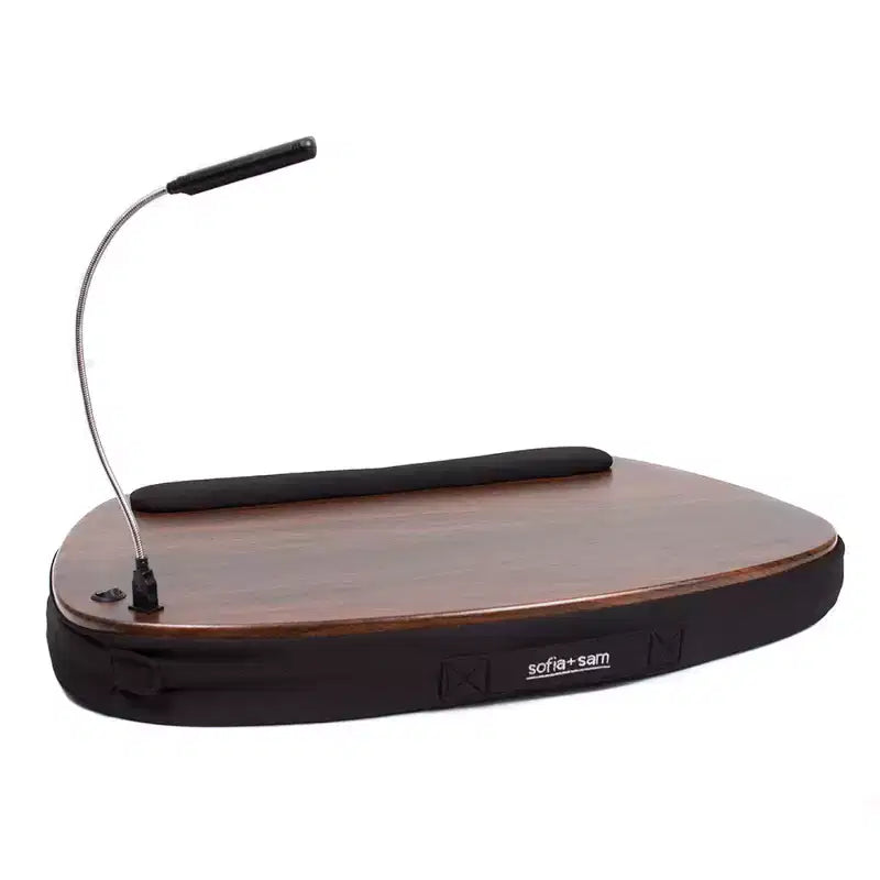 Mini Lap Desk with Memory Foam Cushion for Laptops up to 15" Silver