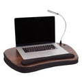 Mini Lap Desk with Memory Foam Cushion for Laptops up to 15" Silver
