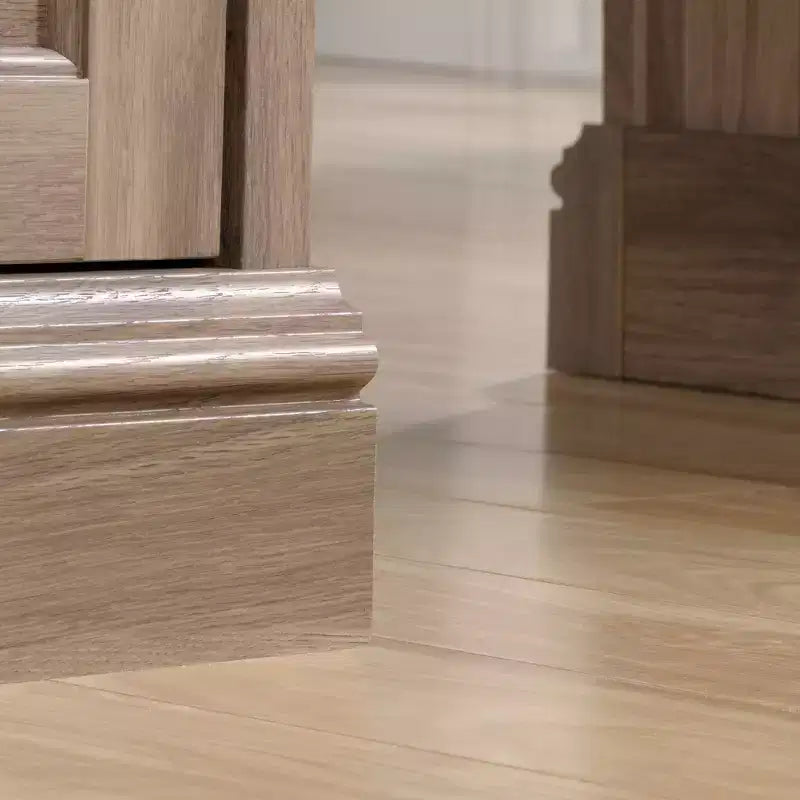 3-Drawer Executive Desk MDF Paper Veneer with File Drawer
