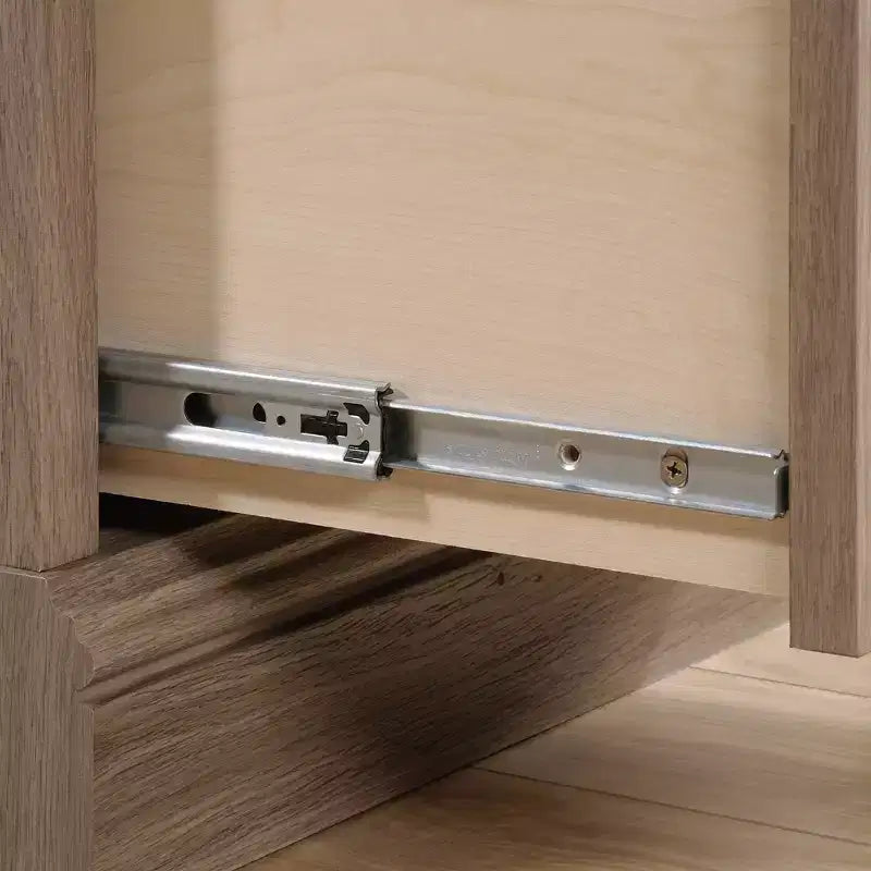 3-Drawer Executive Desk MDF Paper Veneer with File Drawer