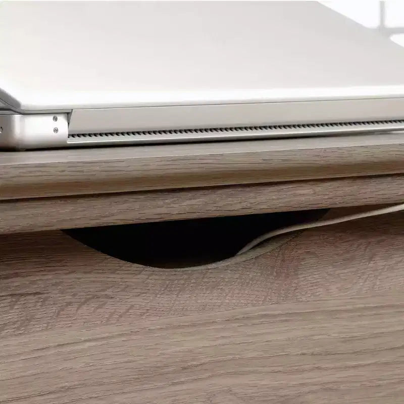 3-Drawer Executive Desk MDF Paper Veneer with File Drawer