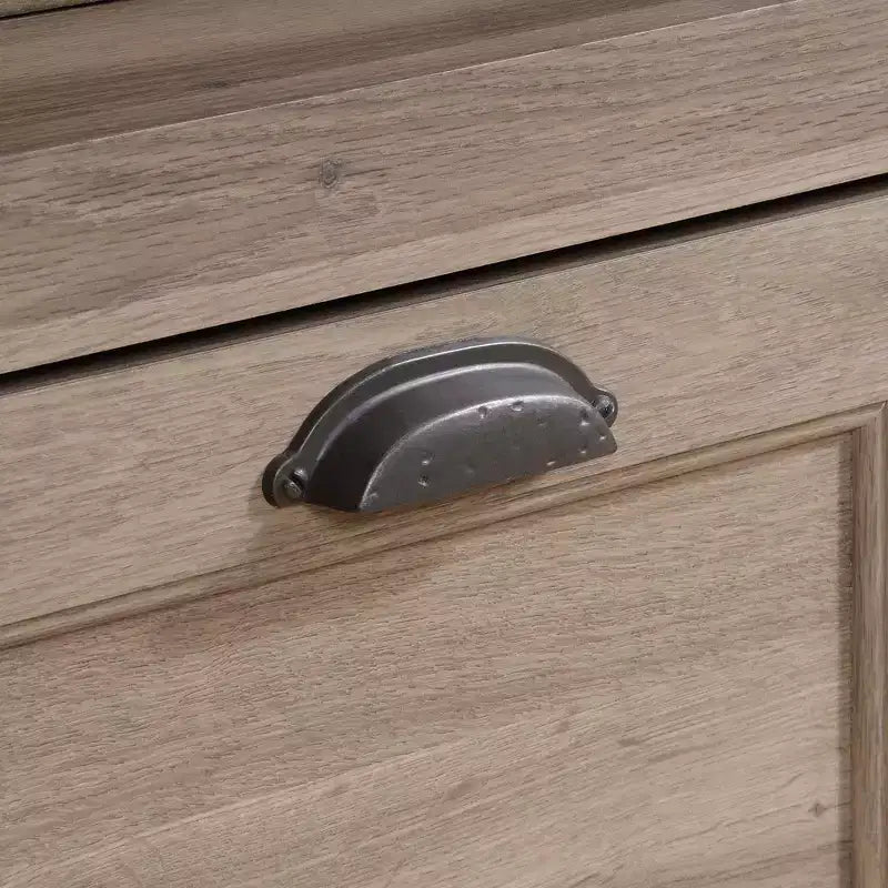 3-Drawer Executive Desk MDF Paper Veneer with File Drawer
