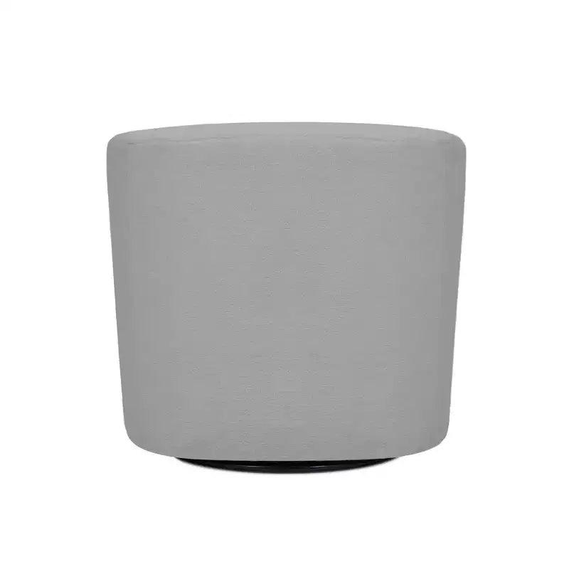 28.75" Faux Shearling Swivel Tub Chair