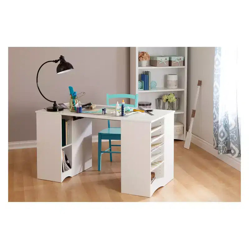 57.75" 4-Shelf Bookcase Laminated Particle Board