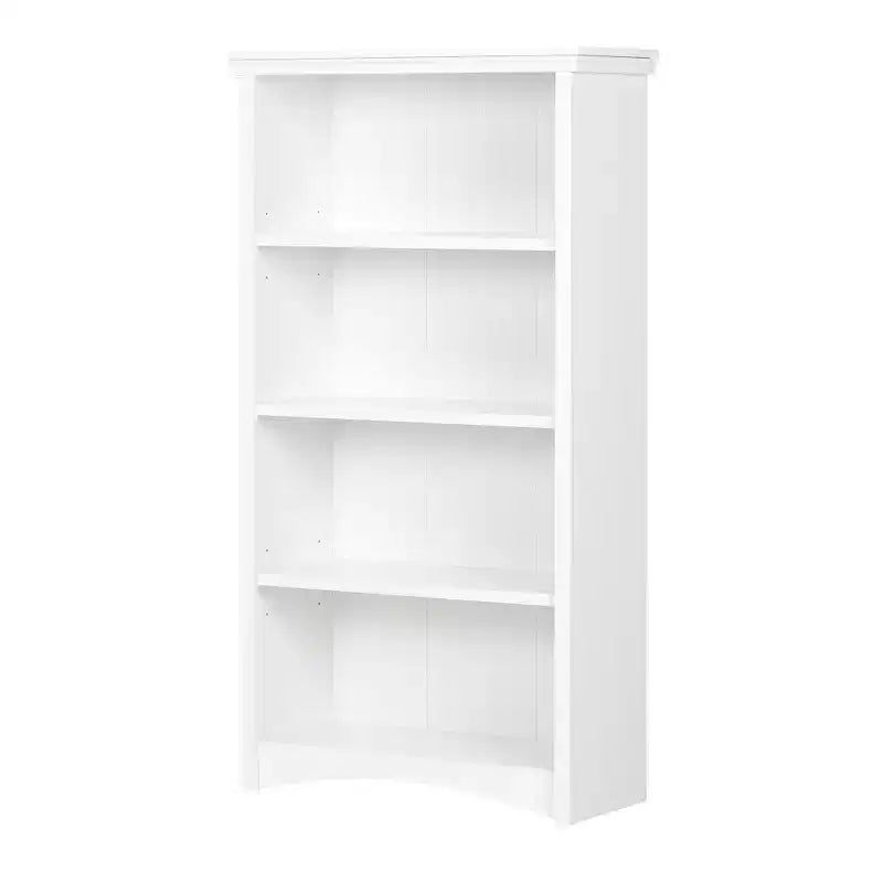 57.75" 4-Shelf Bookcase Laminated Particle Board
