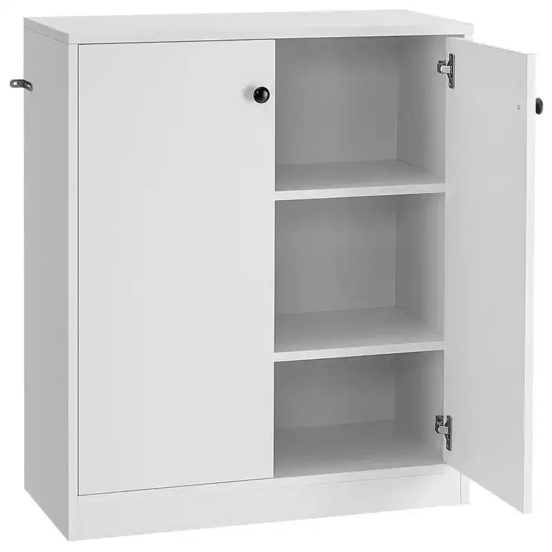 2-Door Storage Cabinet Buffet with 3 Shelves Sideboard for Kitchen Hallway