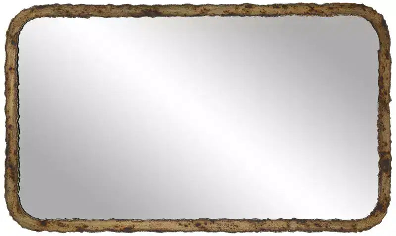 24" x 40" Oxidized Bronze Rectangular Wall Mirror