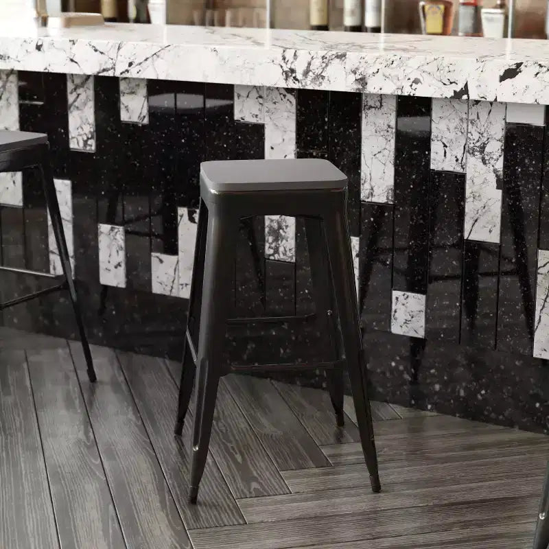 All-Weather Durable Polyresin Seat for Metal Dining Chairs, Counter Stools and Bar Stools