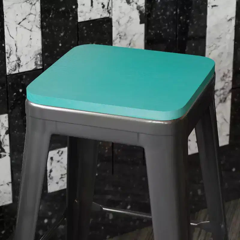 All-Weather Durable Polyresin Seat for Metal Dining Chairs, Counter Stools and Bar Stools