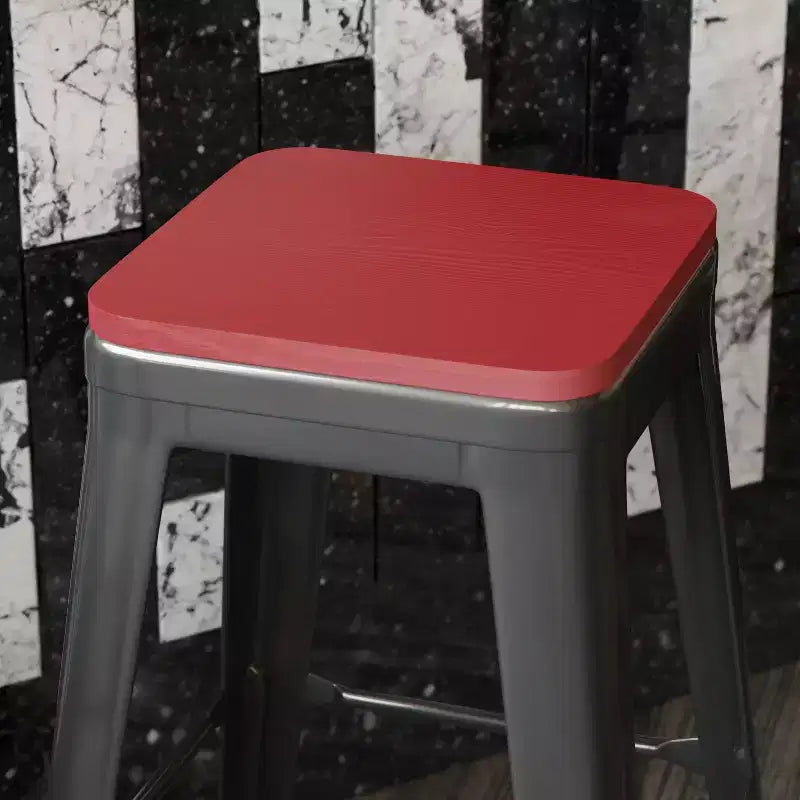 All-Weather Durable Polyresin Seat for Metal Dining Chairs, Counter Stools and Bar Stools