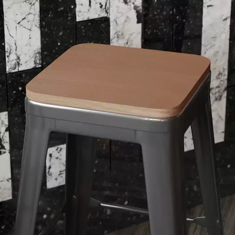 All-Weather Durable Polyresin Seat for Metal Dining Chairs, Counter Stools and Bar Stools