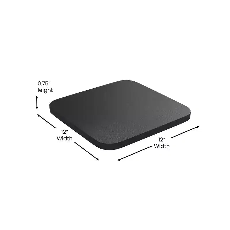 All-Weather Durable Polyresin Seat for Metal Dining Chairs, Counter Stools and Bar Stools